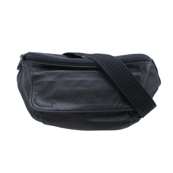 4TH TRAD ウエストポーチ ボディバッグ クロスボディ バムバッグ カバン 鞄 黒 ブラック メンズ 古着 中古