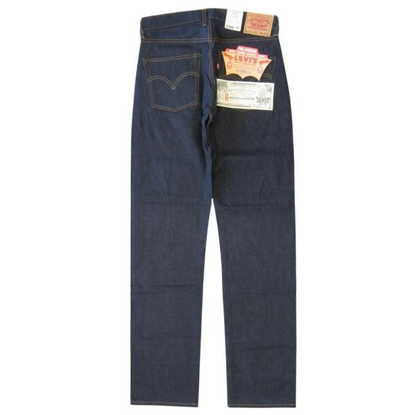未使用 Levi's リーバイス LVC 551ZXX リジット デニム パンツ セルビッチ USA製 99年製 デッドストック W33 L36 インディゴブルー メンズ 古着 中古