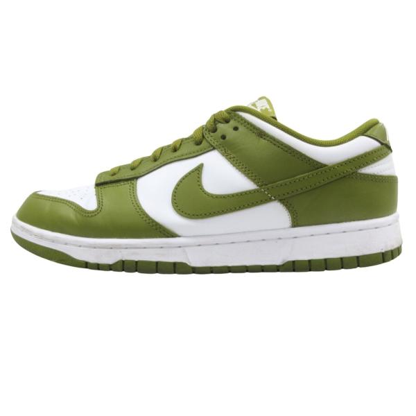 良品 NIKE ナイキ DUNK LOW RETRO ダンク ロー レトロ スニーカー シューズ 靴 DV0833-105 サイズ27.5cm ホワイト パシフィックモス メンズ 古着 中古