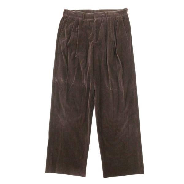 Hermes 90's コーデュロイ スラックス パンツ トラウザー HERMES（エルメス） コーデュロイ スラックス ワイドテーパードパンツ