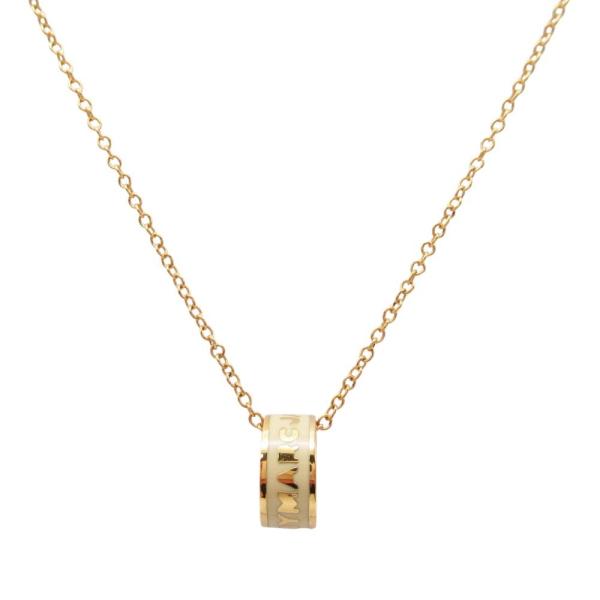 美品 MARC BY MARC JACOBS マークバイマークジェイコブス ロゴ リング ネックレス ペンダント アクセサリー ジュエリー ゴールド レディース 古着 中古