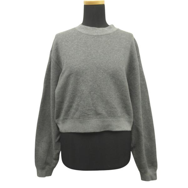 HYKE ハイクCROPPED SWEAT SHIRTクロップドスウェット HYKE（ハイク） 美品 24aw CROPPED SWEAT SHIRT クロップド スウェット