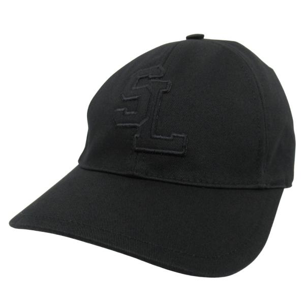 美品 SAINT LAURENT PARIS サンローランパリ SLロゴ キャップ 帽子 6