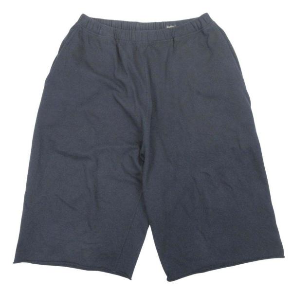 美品 COMOLI コモリ 25ss LWコットン裏毛 ショートパンツ イージー ハーフ ボトムス 3 黒 ブラック メンズ 古着 中古 USED COMOLI（コモリ） 美品 25ss LWコットン裏毛 ショートパンツ イージー