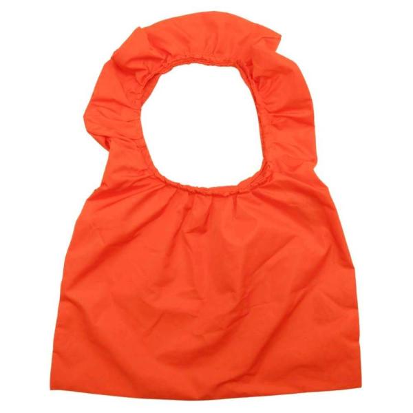 美品 UNITED ARROWS ユナイテッドアローズ ナイロン ギャザー トートバッグ ハンドバッグ 鞄 カバン ネオンカラー オレンジ レディース 古着 中古