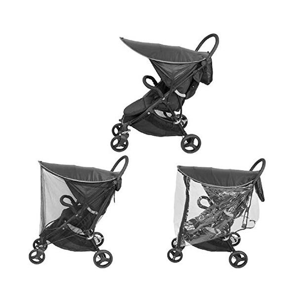 他サイト： ティーレックス Bebefolie サンシェード・サンシェード+虫よけネット・サンシェード+レインカバーの3通りの使い道 ストローの商品画像