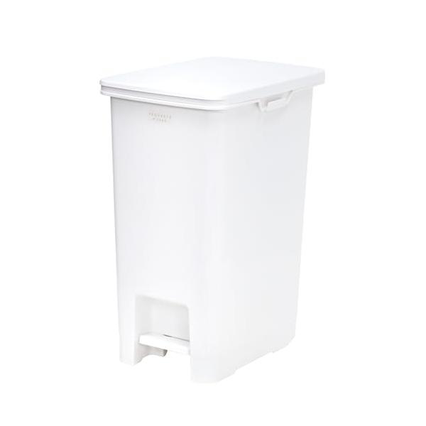 他サイト： 天馬 ペダル式 ゴミ箱 フタ キャスター付き 30L ホワイト ELP-PP30 PROPRETE×e-LABOの商品画像
