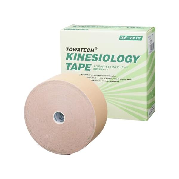 他サイト： トワテック キネシオロジーテープ スポーツタイプ 7.5cm (75mm) × 32m 1巻 業務用 キネシオ 伸縮 テープ マラソン 膝 足首の商品画像