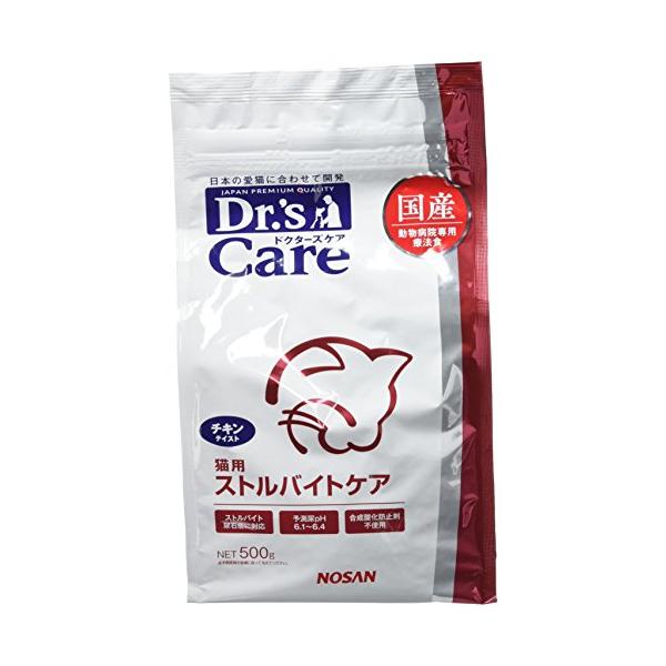 他サイト： ドクターズケア (Dr's CARE) 療法食 猫用 ストルバイトケア チキンテイスト 500gの商品画像