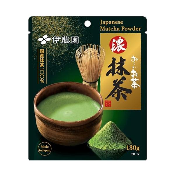 伊藤園 おーいお茶 濃い抹茶 130g 粉末 チャック付きスタンド袋タイプ