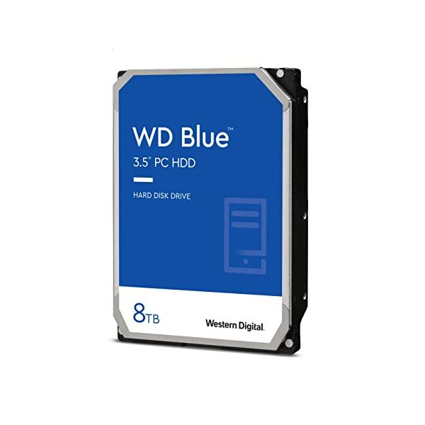Western Digital 8TB WD ブルー PC ハードドライブ HDD - 5640 RPM SATA 6