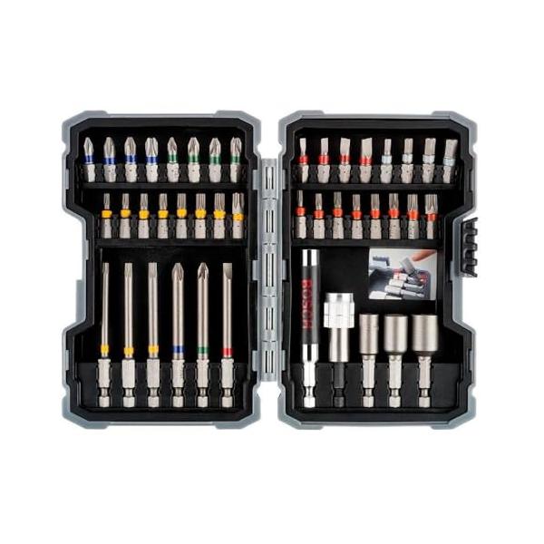 ボッシュ(BOSCH) ドライバービットセット(43本・六角軸6.35mm・9mm溝シャンク・25mm・ケース付) 2607017164