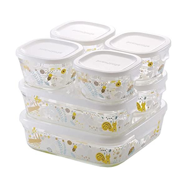 iwaki(イワキ) 耐熱ガラス 保存容器 シンジカトウ 北欧の庭 システム