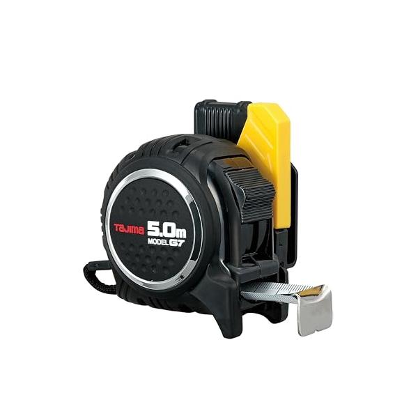 幅25mm黒/長さ5 m/SFG7L2550・Color:黒Size:長さ5 mStyle:幅25mmPatternName:落下防止ホルダー付・パッケージ個数:1・ABSボディをスリットを刻んだアーマードケースでカバー。万一の落下等の衝撃...