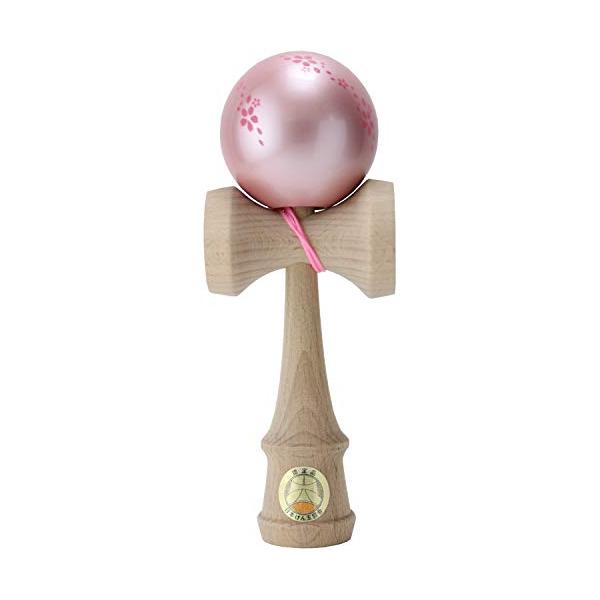 日本けん玉協会認定 New 競技用けん玉「大空」 国産品 (OZORA KENDAMA) さくらピンク