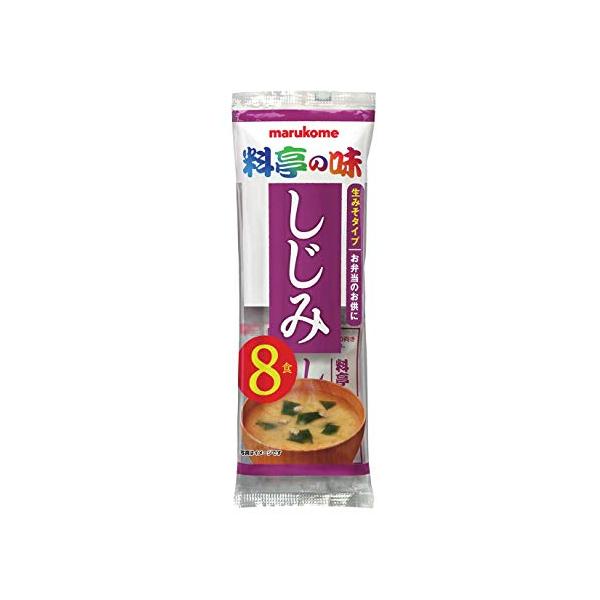 他サイト： マルコメ 生みそ汁 料亭の味しじみ 即席味噌汁 8食×12袋の商品画像