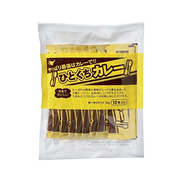 他サイト： 宮島醤油 ひとくちカレー 30g×10本 1袋の商品画像