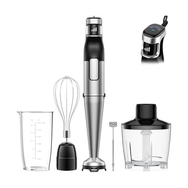 他サイト： 最強モデル・無段階変速ブレンダー ハンドブレンダー 20000rpm/分 離乳食 鍋キズ防止 氷も砕ける 1台6役 ハンドミキサー 電動 泡立ての商品画像