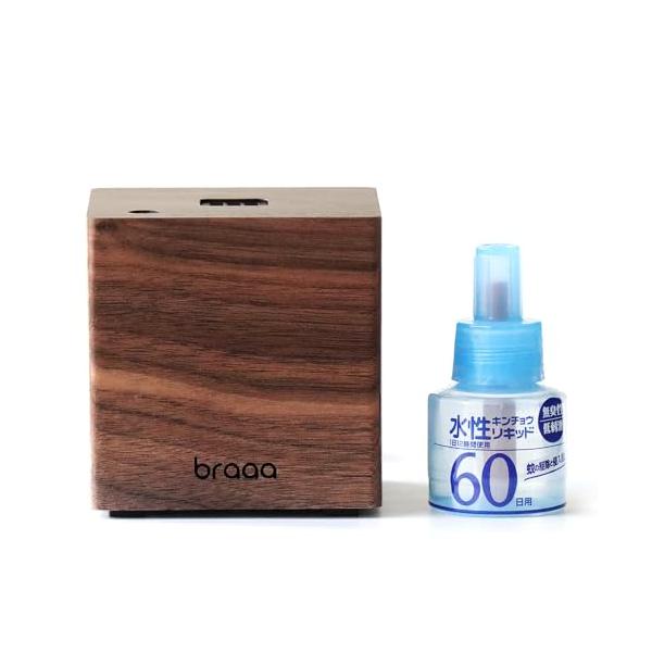 コンパクト、モダンブラウン/-/VBHB004-WN・ブランド名KINCHO × braaa キンチョウ × ブラー 販売名キンチョウ水性リキッド60MA3 サイズ(約)9×9×9cm コード長：約1m(有効長さ) 重　さ約330g(本体の...