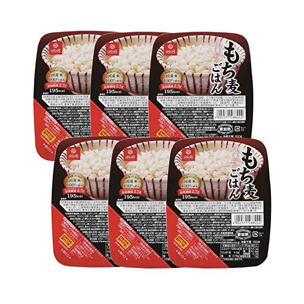 はくばく もち麦ごはん パックご飯 150g×6個