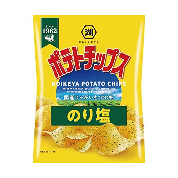 湖池屋 ポテトチップス のり塩 55g?12袋