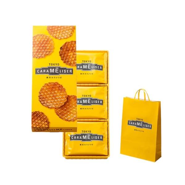 他サイト： 手提げ袋付き東京カラメリゼ (12枚入り) スイーツ 焼き菓子 御年賀 菓子折り 御挨拶 粗品 ギフト お菓子 記念品 景品 粗品 プレゼントの商品画像