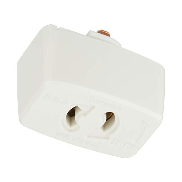 他サイト： TOSHIBA(東芝) ライティングレール用抜止コンセント(白) NDR6012の商品画像