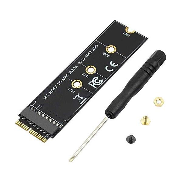 他サイト： olivins Macbook Air (2013-2017)用 M.2 NVMe SSD変換アダプタカード SSDアップグレードの商品画像