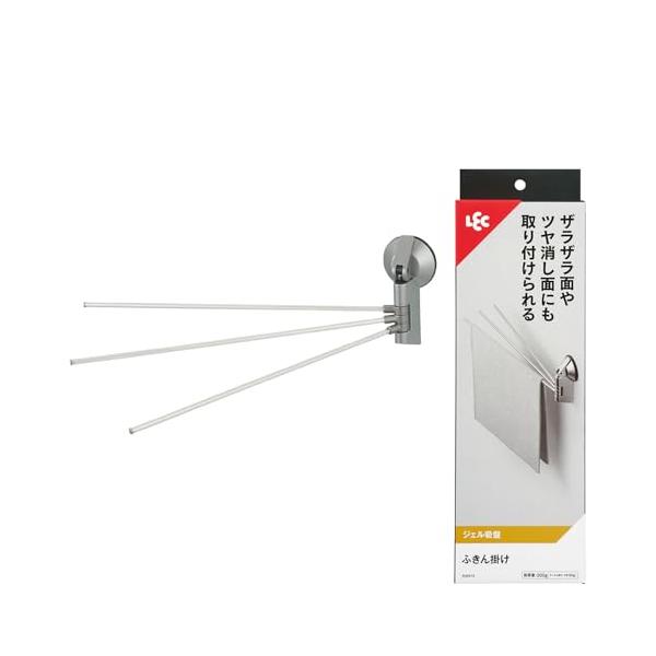 他サイト： レック ふきん掛け (ジェル吸盤) 耐荷重300g サビにくいステンレスパイプの商品画像