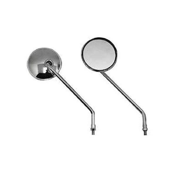 他サイト： NBS バイクパーツセンター(Bike Parts Center) バイクミラー メッキミラー 左/右セット 8mm ヤマハ ビーノ逆ネジ 60の商品画像