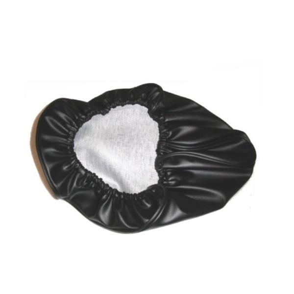国産品 厚手合皮素材 ズーマー（ZOOMER） 専用設計シートカバー 取り付け簡単 被せるだけの口ゴム式 (黒)
