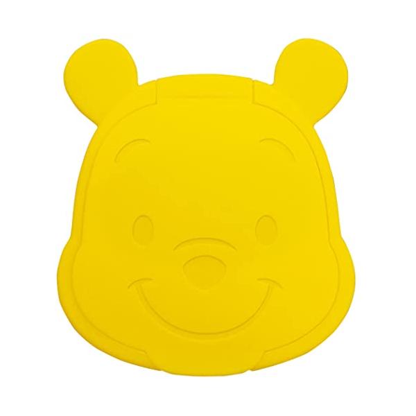 他サイト： 錦化成 錦化成 携帯用ウエットティシュふた プーさん ウェットティッシュの乾燥を防ぐふた プーさん W105×L5×H90mmの商品画像