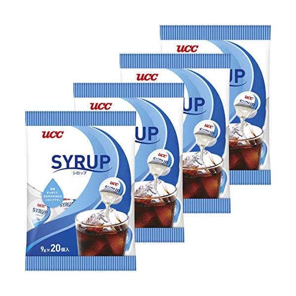 他サイト： UCC(ユーシーシー) ガムシロップ(9g×20P)×4袋の商品画像