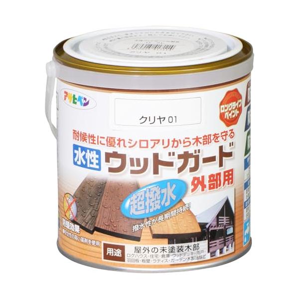 アサヒペン 水性ウッドガード外部用 クリヤ 0.7L