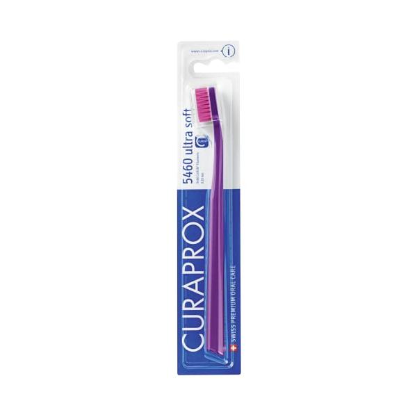 他サイト： クラプロックス（CURAPROX） 歯ブラシ CS5460ウルトラソフト 植毛5460本 ハンドルカラー （紫） ブリスターパックの商品画像