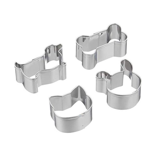 ドック・ボーン・うさぎ・ねこシルバー/幅140×奥行65×高さ110mm(ケース収納時)/D-6151・Style:ドック・ボーン・うさぎ・ねこ・パッケージ個数:1・製品サイズ:(約)ドッグ/幅45×奥行25×高さ20mm、ボーン/幅40×...