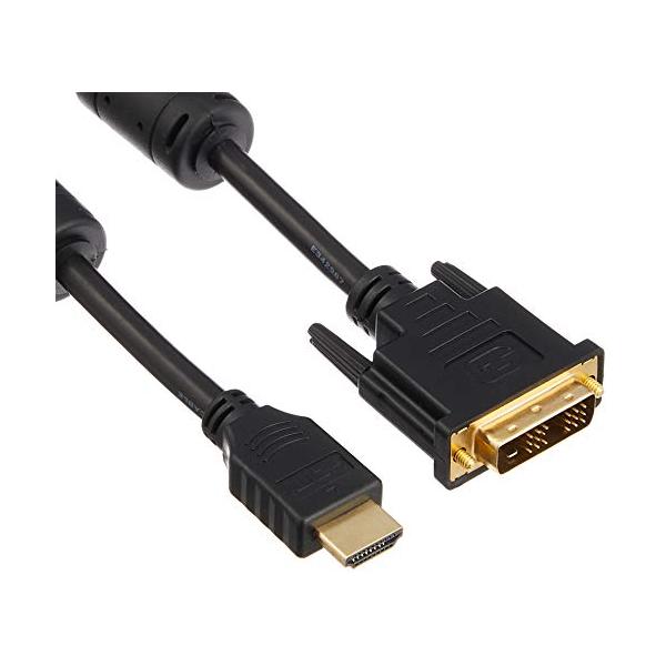 バッファロー BSHDDV50BK HDMI:DVI変換ケーブル コア付 5.0m フ