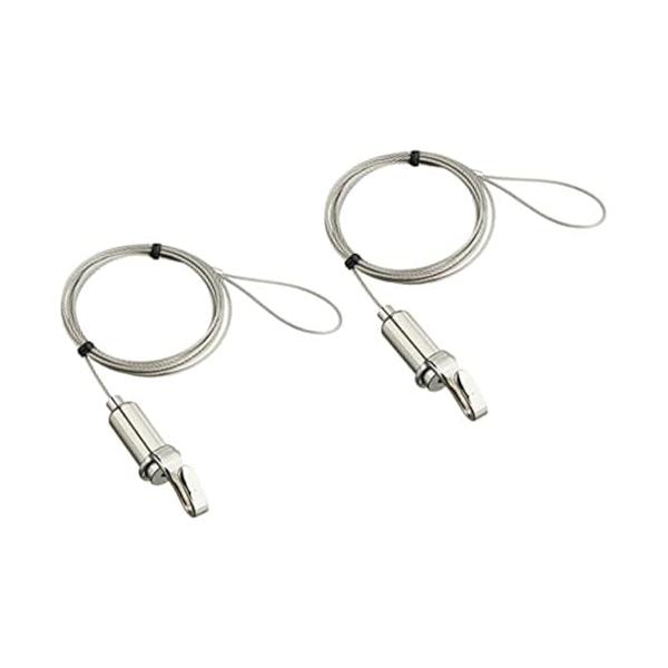 他サイト： 福井金属工芸 パワーミニワイヤー自在 径1.0mm×100cm 2本入 ピクチャーレール 吊下げフック ポスター・額縁・絵画・壁掛け 展示 1803の商品画像