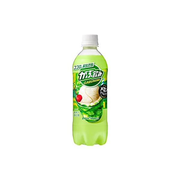 他サイト： ポッカサッポロ がぶ飲みメロンクリームソーダ 500ml×24本の商品画像