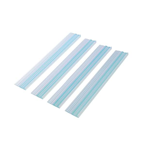 他サイト： HEIAN SHINDO 家具転倒防止マット(家具転倒防止突っ張り棒と併用推奨) 耐震マット 防災グッズ クリア 長さ120cm(30cm×4枚の商品画像
