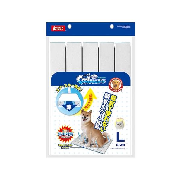 他サイト： マルカン ゴン太のクールひんやりアルミボード L 犬・猫用の商品画像