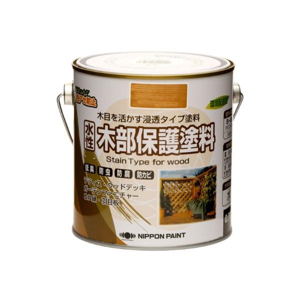 他サイト： ニッペ ペンキ 塗料 水性木部保護塗料 0.7L チャコールブラック 水性 屋外 ステイン 日本製 4976124544200の商品画像