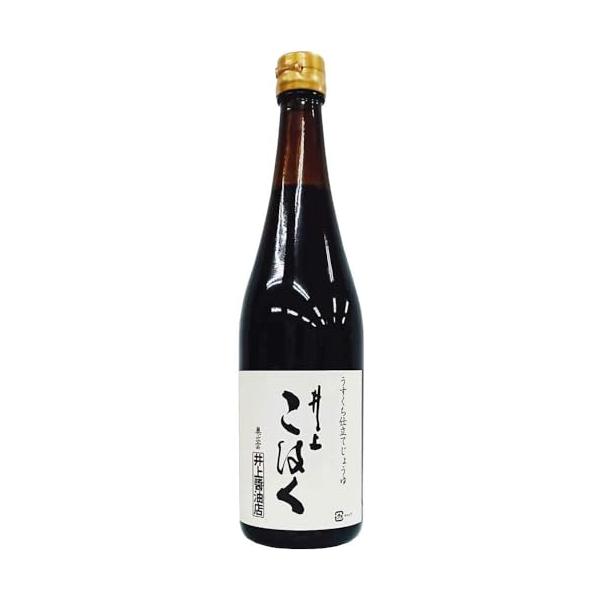 井上醤油店 うすくち仕立てじょうゆ 井上 こはく 720ml