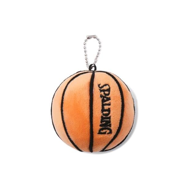プラッシュ/直径3.8cm/51-003・Color:プラッシュ・パッケージ個数:1・柔らかな手触りが特徴のバスケットボール型ぬいぐるみキーチェーン。