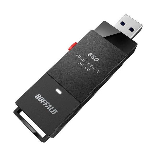 バッファロー SSD-PUT500U3-BKA ［TV対応 PC向USB3.2(Gen1)スティック型外付SSD］