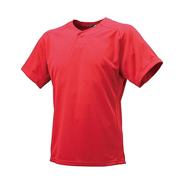 野球ユニフォームレッド (20)/O/BT2310・Size:OColor:レッド (20)・パッケージ個数:1・SIZE:L ゆき丈:45cm 身幅:62cm 着丈:73.5cm・SIZE:M ゆき丈:43cm 身幅:60cm 着丈:72...