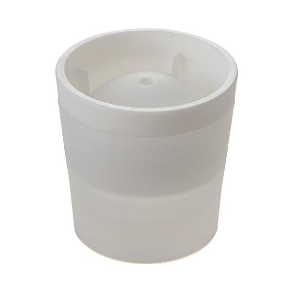 丸氷ホワイト/単品/STK-06・Color:ホワイトSize:単品Style:丸氷・パッケージ個数:1・本体サイズ:約直径7.5×高さ7.5cm・本体重量:約70g・素材:本体/ポリプロピレン、フタ/エラストマー・生産国:日本・耐熱温度:...