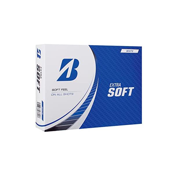 他サイト： BRIDGESTONE(ブリヂストン)ゴルフボール EXTRA SOFT 2023年モデル 12球入 ホワイトの商品画像