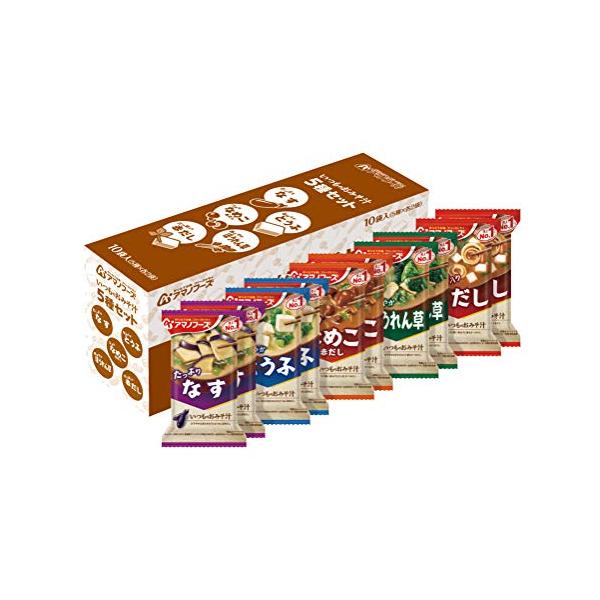 他サイト： アマノフーズ いつものおみそ汁 5種セット10食の商品画像