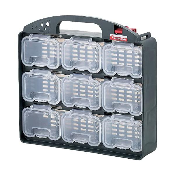 単品AU-9 ミニケース 9個/AU-9 ミニケース 9個/AU-9・Color:AU-9 ミニケース 9個Style:単品・パッケージ個数:1・製造国:日本・商品サイズ(約):W30.5×D7×H29cm・セット内容:ベルトフック付ミニケ...